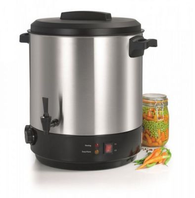 Stérilisateur de bocaux électrique cuve inox avec robinet et minuteur 31l 2100w Nature&saveurs NS-ST31IN