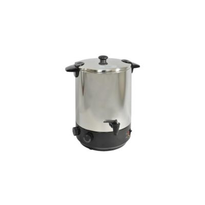 Stérilisateur  Traiteur  1650W InoxNoir 18,5L Contenance 12 bocaux Minuterie 120 minutes Conserves maison KITCHENCHEF