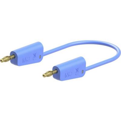 Stäubli LK-4A-S25 cordon de mesure 4 mm 200 cm bleu, 32 A, 60 V