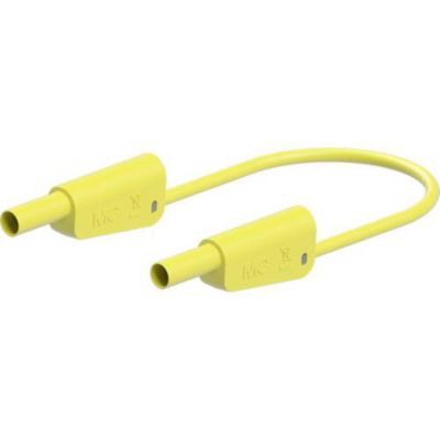 Stäubli SLK-4N-F25 cordon de mesure 4 mm jaune 200 cm, 32 A, 600 V ...