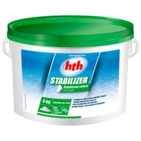 Stabilisant chlore hth STABILIZER granulés - 3 kg - 3 kg