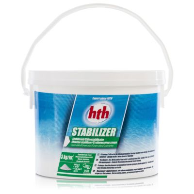 Stabilisant chlore hth STABILIZER granulés - 3 kg - 3 kg