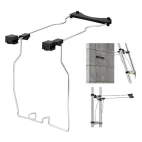 Stabilisateur d'échelle, stabilité triangulaire, propriétés anti-balancement, accessoire d'échelle, empêche la flexion, convient