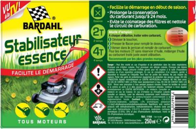 Stabilisateur d’essence Bardhal pour moteur propre