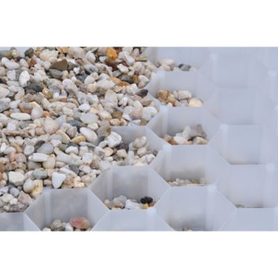 Stabilisateur de gravier pour allées blanc Blooma L.80 x l.40 cm