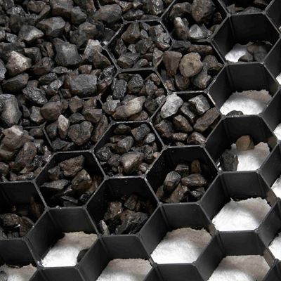 Stabilisateurs de graviers (palette de 35 unités soit 33,6 m²) - Noir