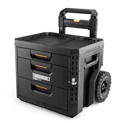 Stacktech Rolling 3-tiroirs Locking Box - Toughbuilt - Tb-b1-d-r93-bea
