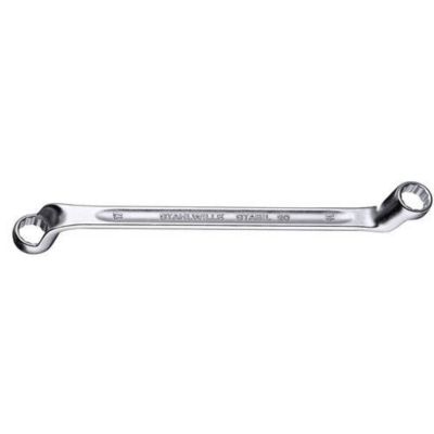 Stahlwille 41041013 Clé polygonale double 10 x 13 mm contre-coudée, longueur 220 mm