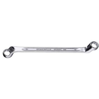 Stahlwille 41042427 clé polygonale double 24 x 27 mm contre-coudée, longueur 330 mm
