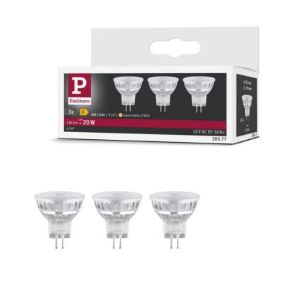 Standard 12 V Réflecteur LED GU4 3x184lm 3x1,8W 2700K Argent