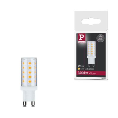 Standard 230 V Culot à ergots LED G9 300lm 3W 2700K gradable Clair