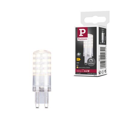 Standard 230 V Culot à ergots LED G9 550lm 4,2W 2700K gradable Clair
