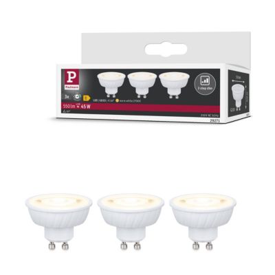 Standard 230 V Réflecteur LED GU10 Flat 37mm 3x550lm 3x4,9W 2700K ...