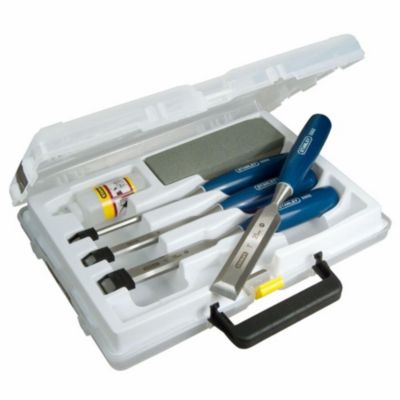 STANLEY Coffret ciseaux à bois Manche ABS - 4 Pièces 0-16-130