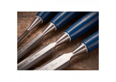 STANLEY Coffret ciseaux à bois Manche ABS - 4 Pièces 0-16-130