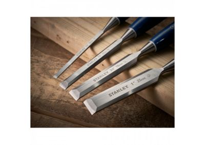 STANLEY Coffret ciseaux à bois Manche ABS - 4 Pièces 0-16-130