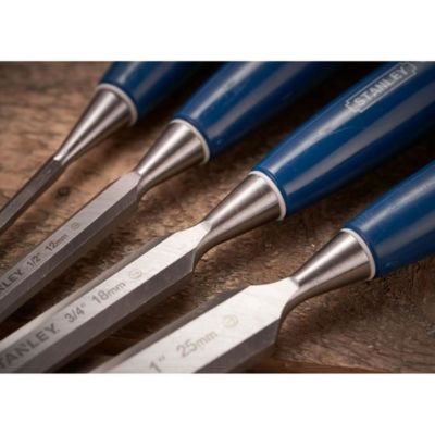 STANLEY Coffret ciseaux à bois Manche ABS - 4 Pièces 0-16-130