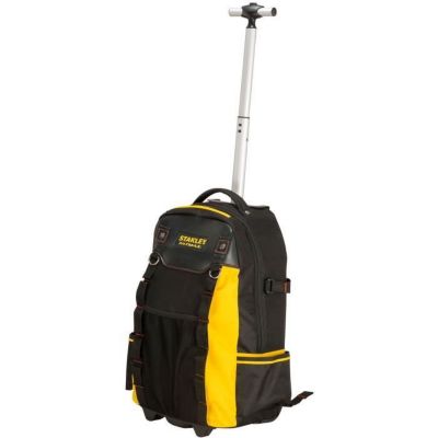 STANLEY FATMAX Sac à Dos Porte-Outils à Roulettes 1-79-215 - Sac en Nylon Ultra Résistant - Sac en Nylon Ultra Résistant