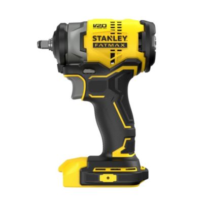 STANLEY FATMAX V20 Boulonneuse à chocs 3/8"" 224 Nm BRUSHLESS - Lithium 18V - Sans batterie - SFMCF910B-XJ