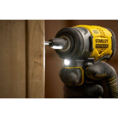 STANLEY FATMAX V20 Boulonneuse à chocs 3/8"" 224 Nm BRUSHLESS - Lithium 18V - Sans batterie - SFMCF910B-XJ