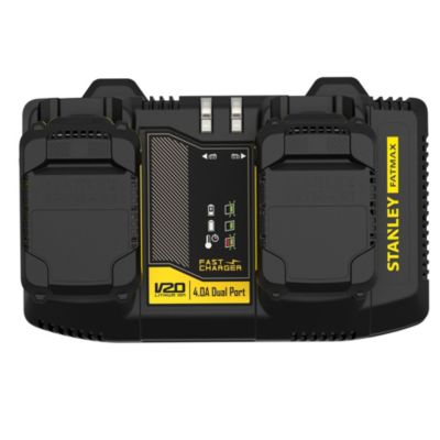 STANLEY FATMAX V20 Double chargeur 4Ah