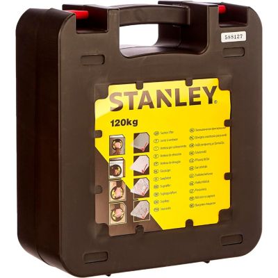 STANLEY Ventouse 1 tête jusqu'à 120 Kg - Poignée avec revêtement anti-dérapant