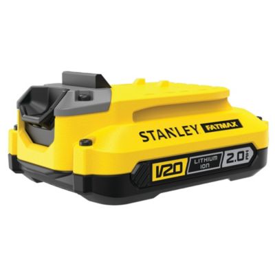 Starter kit 1 chargeur 1.25A + 1 batterie 2Ah Stanley FatMax V20