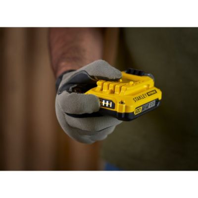 Starter kit 1 chargeur 1.25A + 1 batterie 2Ah Stanley FatMax V20