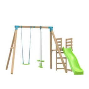 Station 2 balançoires + toboggan pour enfant TP Toys Everest