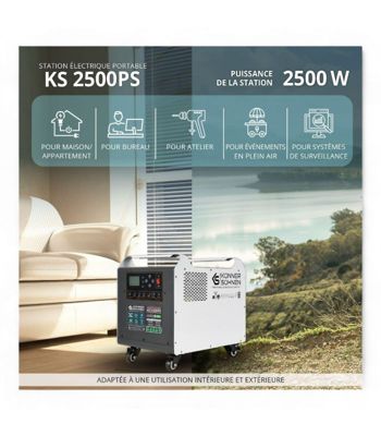 Station d'énergie portable  2500W - Könner  Söhnen KS 2500 PS
