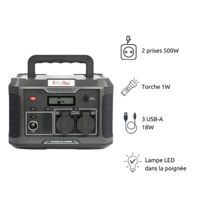 Station d'énergie portable Advance 650