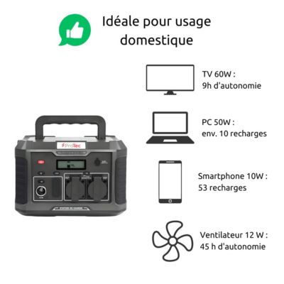 Station d'énergie portable Advance 650