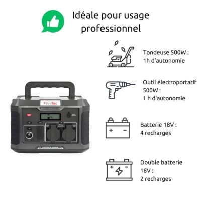 Station d'énergie portable Advance 650