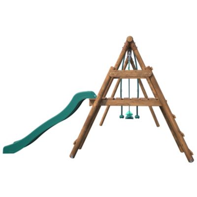 Station de jeu Soulet Figue en bois 3,12 x 2,83 x H. 1,95 m