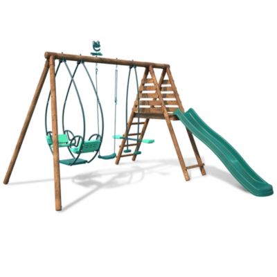 Station de jeu Soulet Nigel en bois 3,24 x 3,54 x H. 2,22 m