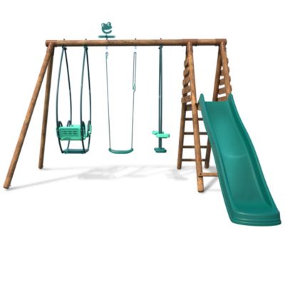 Station de jeu Soulet Nigel en bois 3,24 x 3,54 x H. 2,22 m