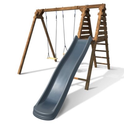 Station de jeu Soulet Prune en bois 2,61 x 3,51 x H. 2,24 m