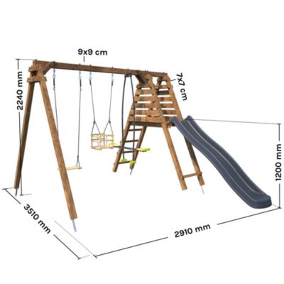 Station de jeu Soulet Trèfle en bois