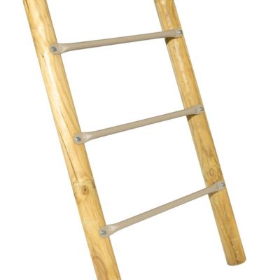 Station de jeux bois poutre métal 2,30 m Techwood ARROBA - 4 enfants