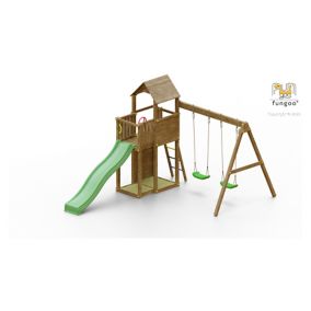 Station de jeux Fungoo Boomer 3 en bois FSC