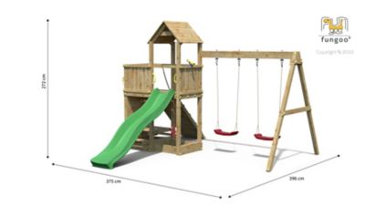 Station de jeux Fungoo Floppi 2 en bois FSC