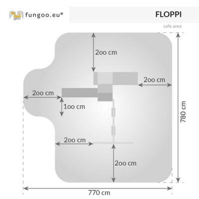 Station de jeux Fungoo Floppi 2 en bois FSC