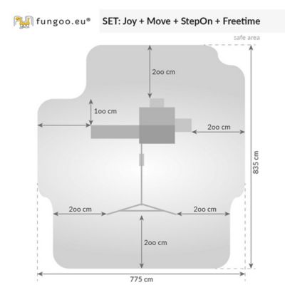 Station de jeux Fungoo Joy move en bois FSC