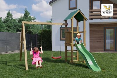 Station de jeux Fungoo Lucas en bois FSC