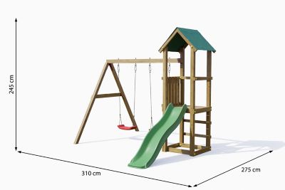Station de jeux Fungoo Lucas en bois FSC