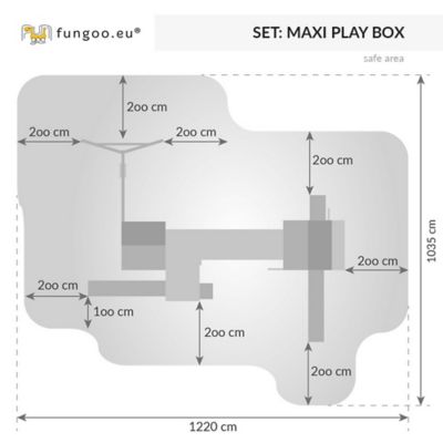 Station de jeux Fungoo Maxi set play box