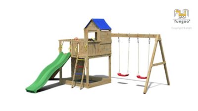 Station de jeux Fungoo Treehouse en bois FSC