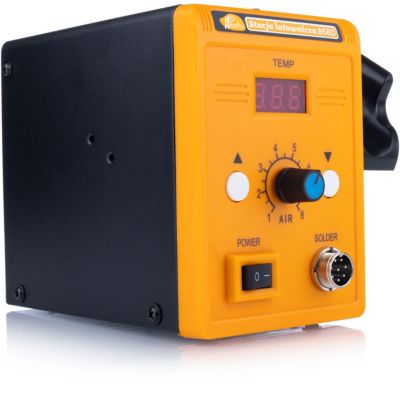 Station de Soudage à Air Chaud 858D - 700W, Temp. 100-500C, 3 Buses, Écran LED, Pour Électronique et Plastique
