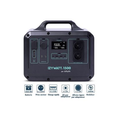 Station électrique portable LFP Izywatt 1500 - Orium