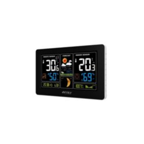 Station Météo Noir Capteur Extérieur avec Chargeur USB OPTEX